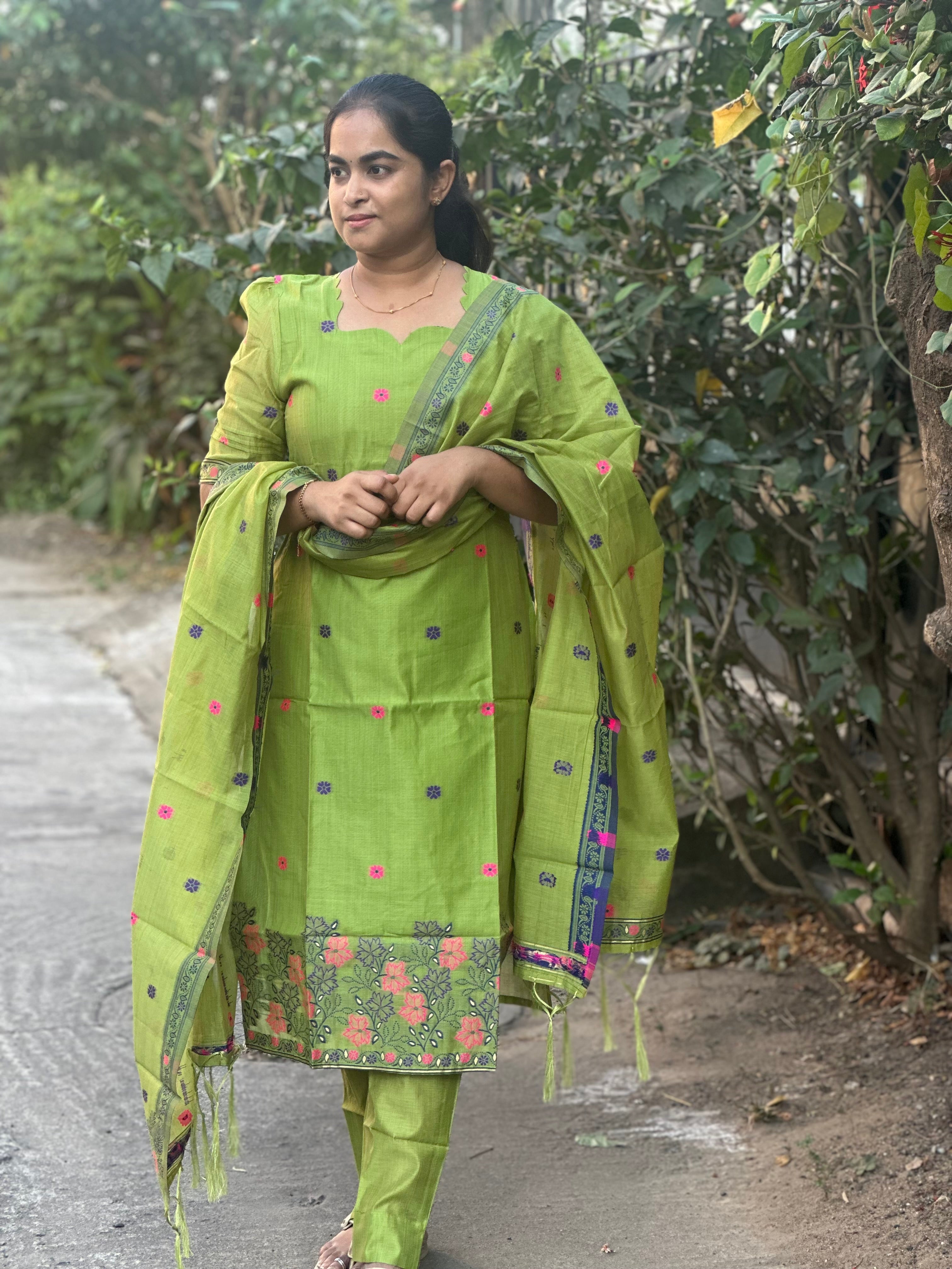 Jamdani cotton Suit Set