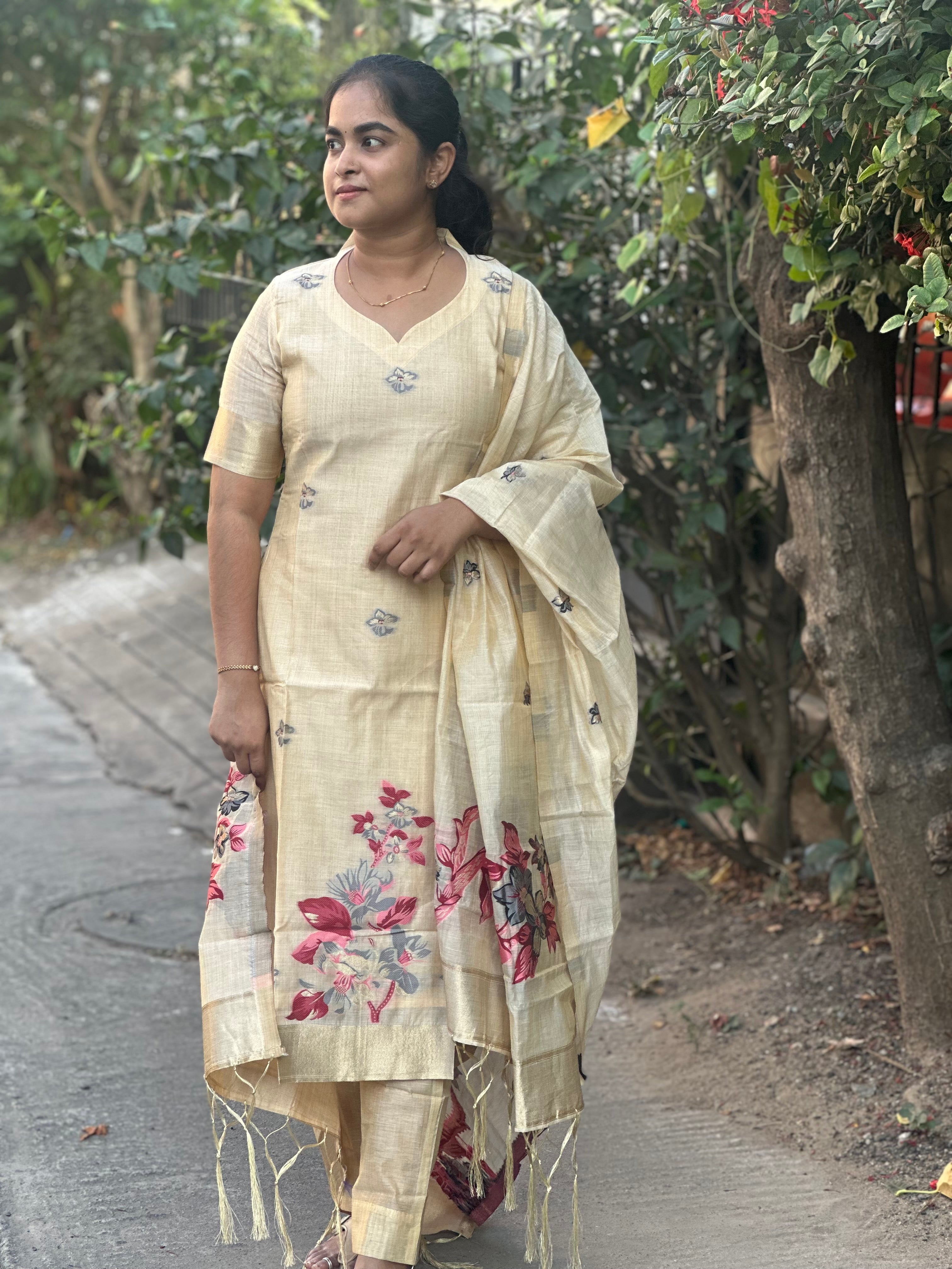 Jamdani Cotton suit sets