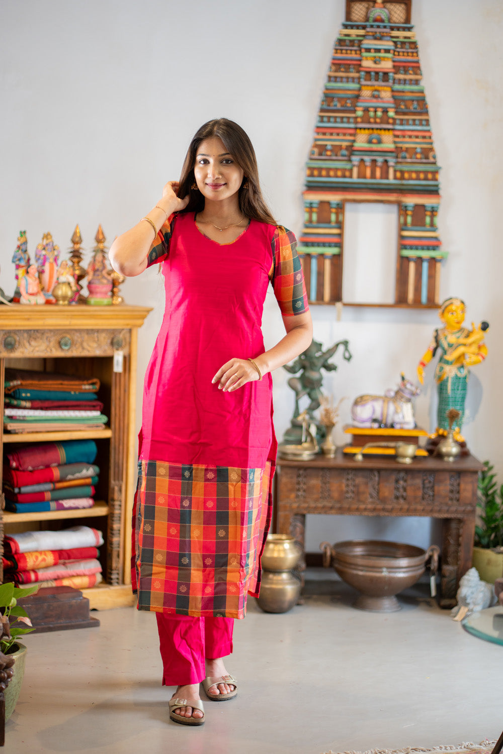 Paalum Pazhamum - Silk Coord Set