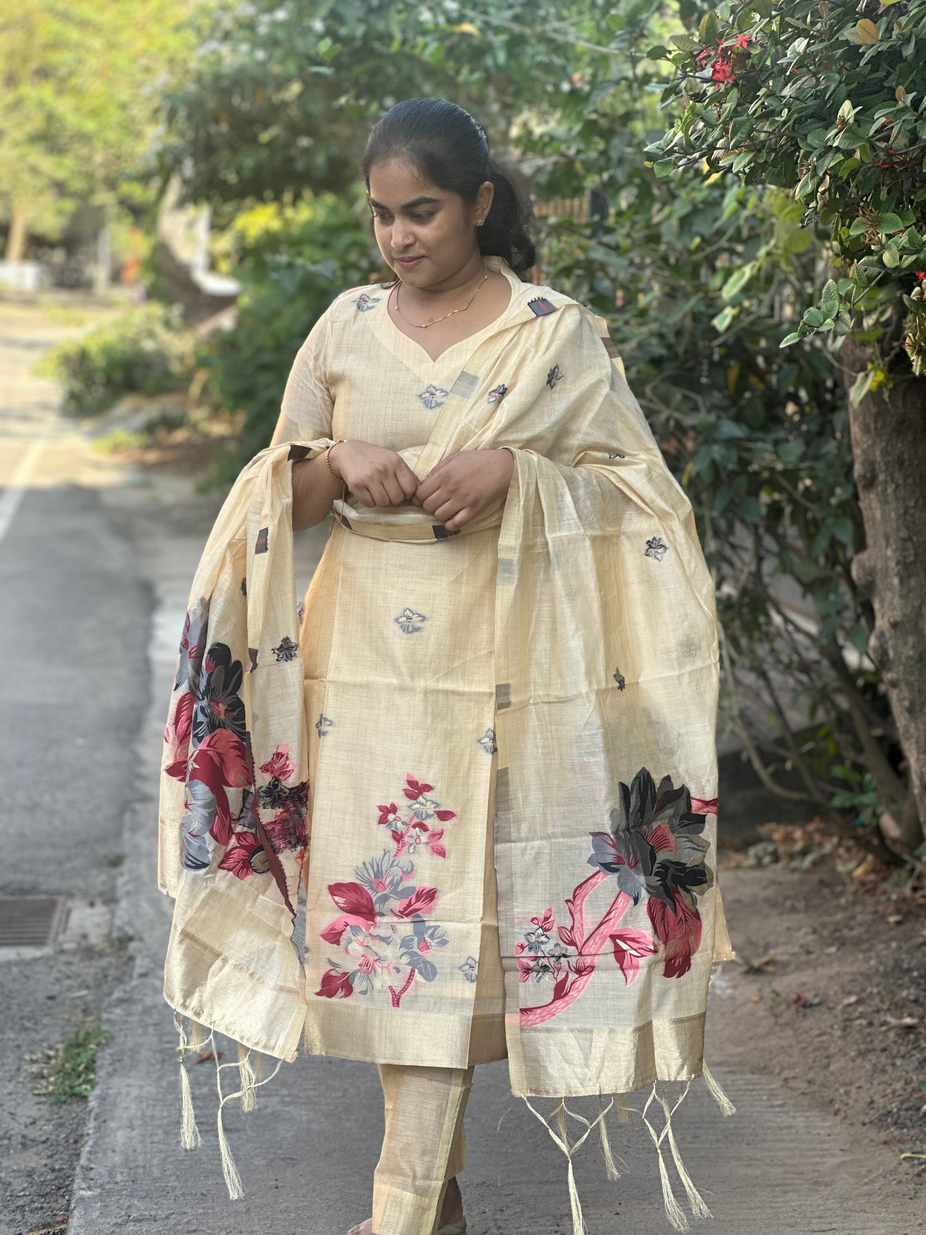 Jamdani Cotton suit sets