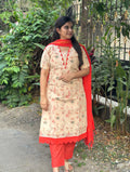 Digital Printed Handloom Cotton Suit Set