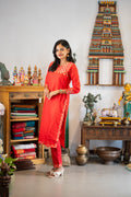 Sindoori - Raw Silk Coord with Brocade Detailing