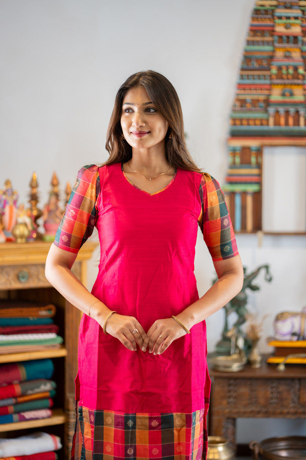 Paalum Pazhamum - Silk Coord Set
