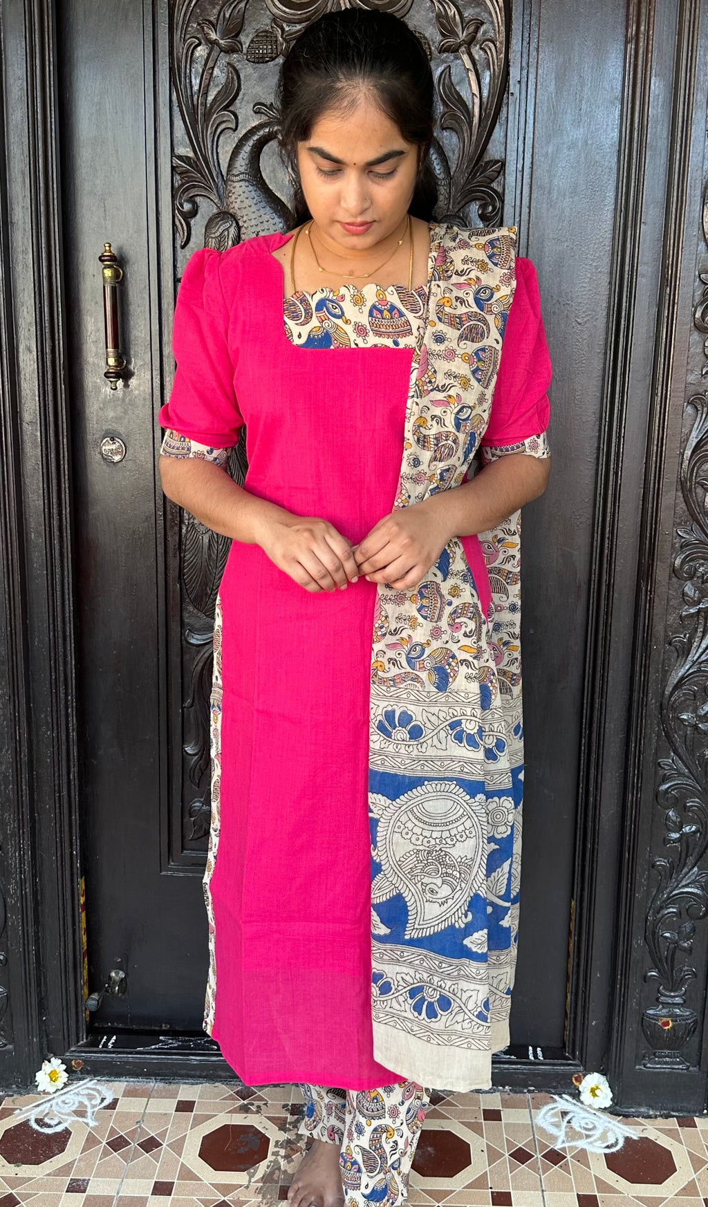 Kalamkari Cotton Suit set