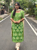 Brush Paint Handloom Cotton Suit Set