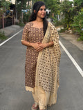 Printed Handloom Cotton Suit Set