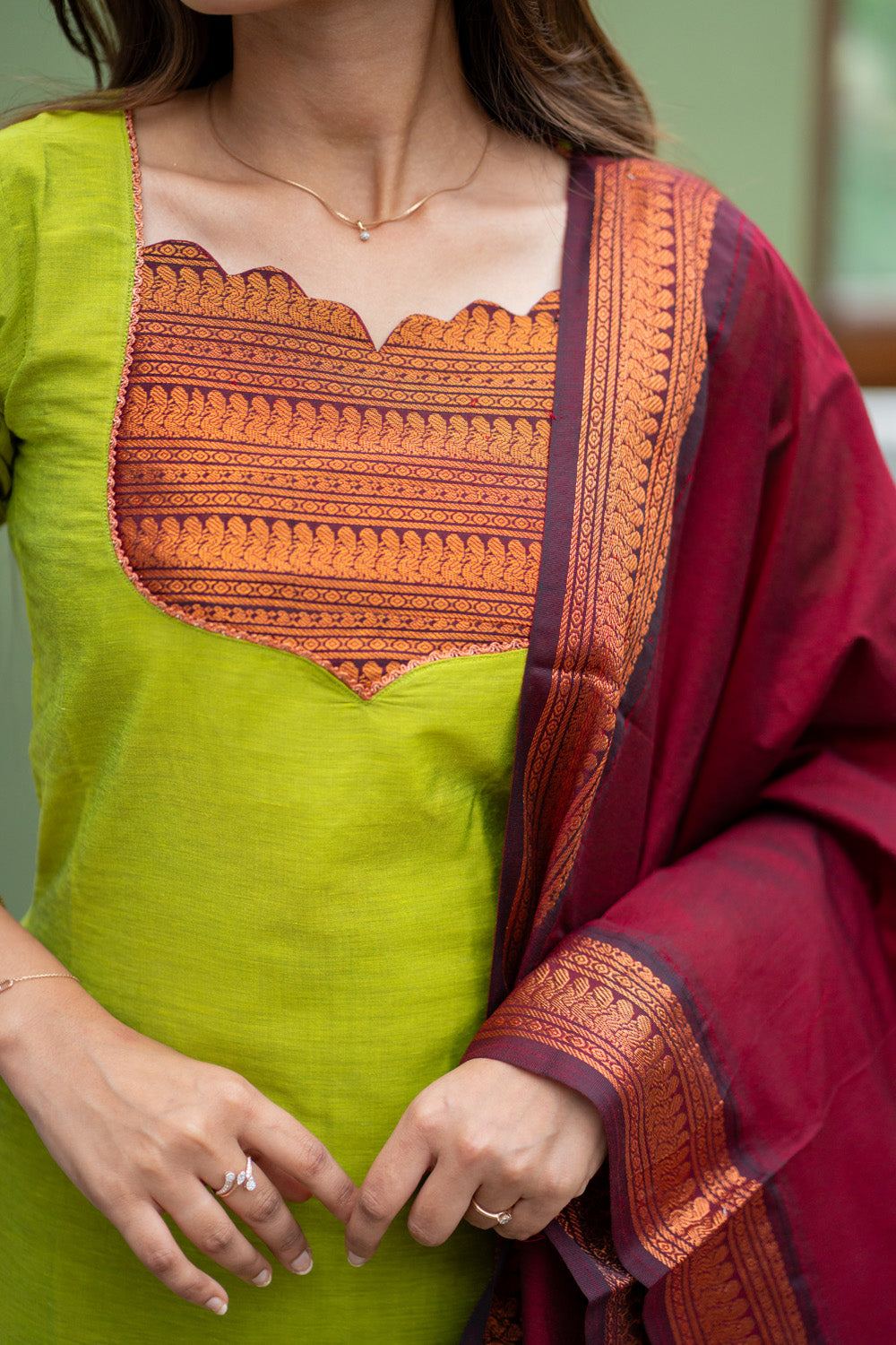 Pachai Kuyil - Kalyani Cotton Suit Set