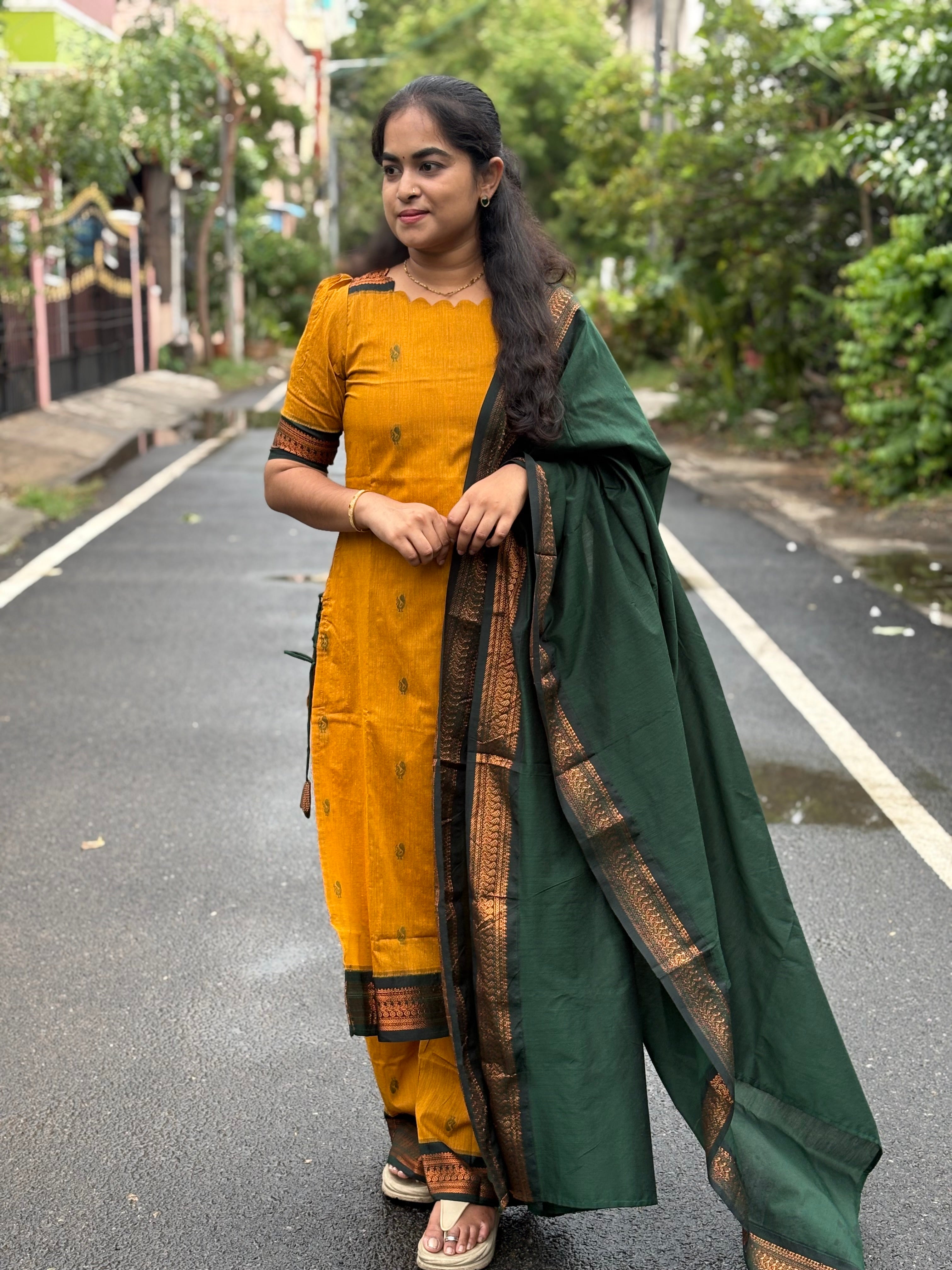 Kalyani Cotton Suit Set
