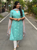 Multi Pastel Cotton Suit Set