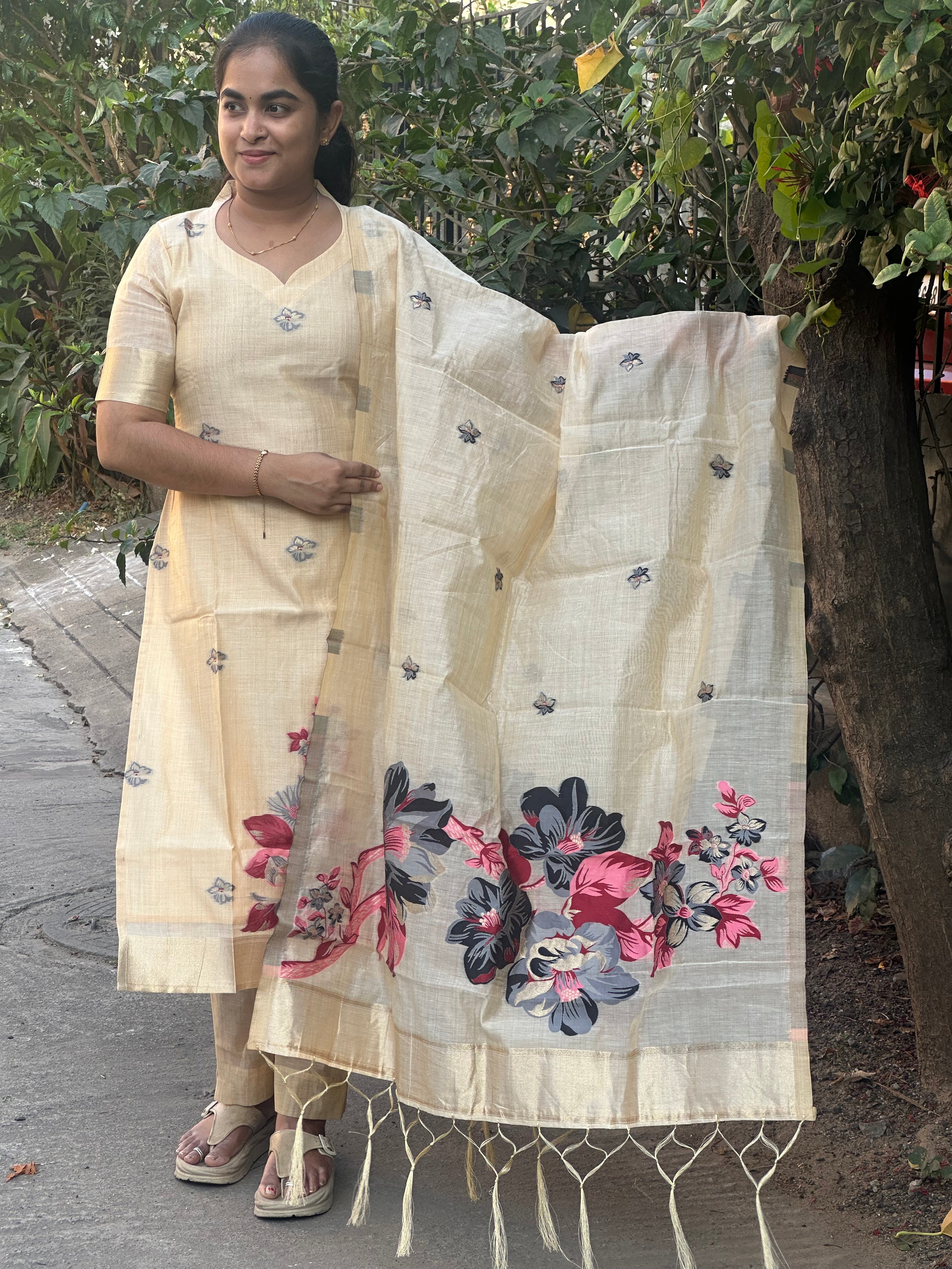 Jamdani Cotton suit sets