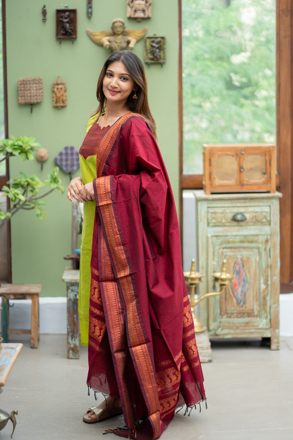 Pachai Kuyil - Kalyani Cotton Suit Set
