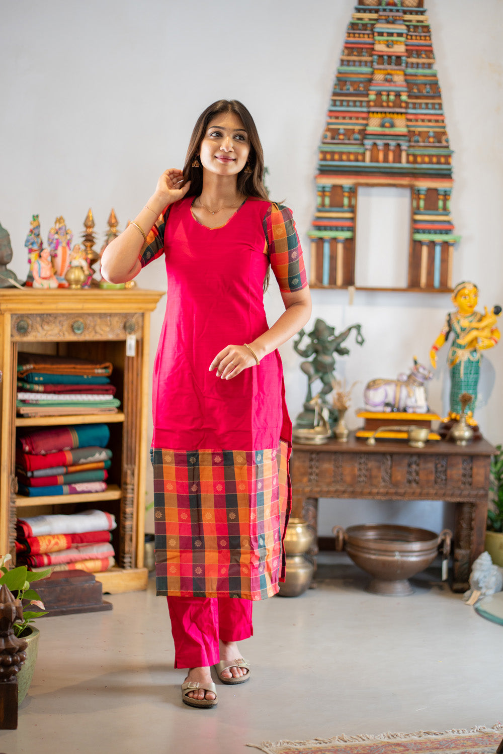 Paalum Pazhamum - Silk Coord Set