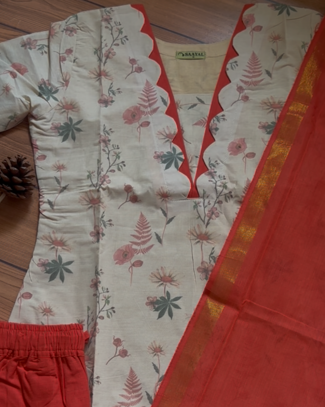 Digital Printed Handloom Cotton Suit Set