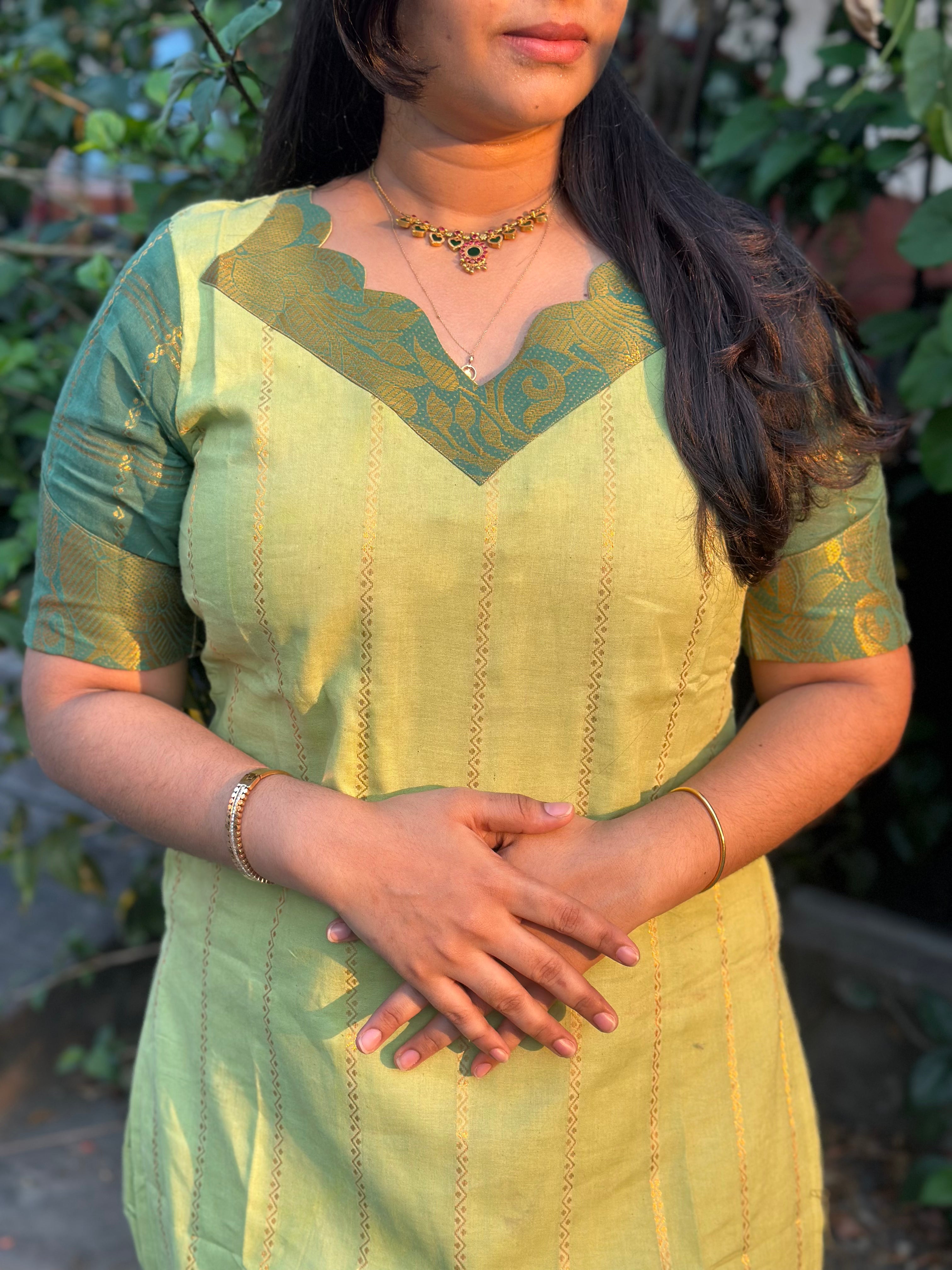 Mayuri Veldhari Sungudi Cotton Coord Set