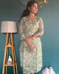 Pastel Green Linen Coord Set