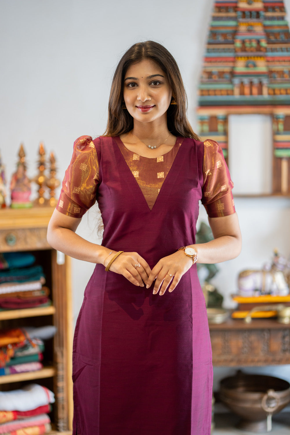 Iniya - Raw Silk Coord Set