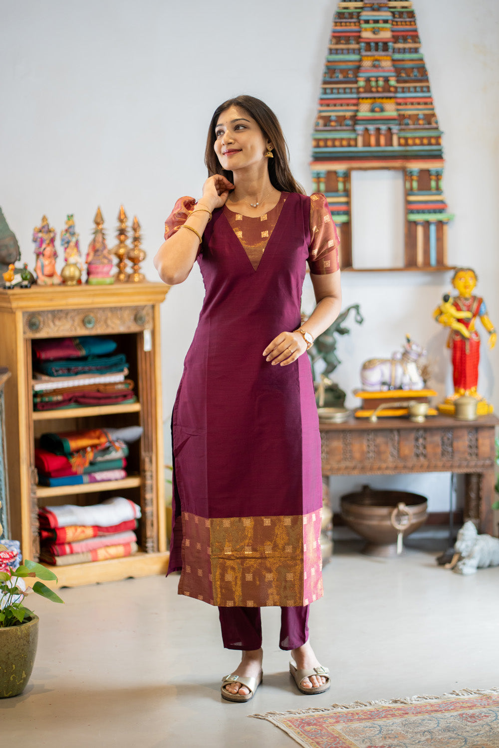 Iniya - Raw Silk Coord Set