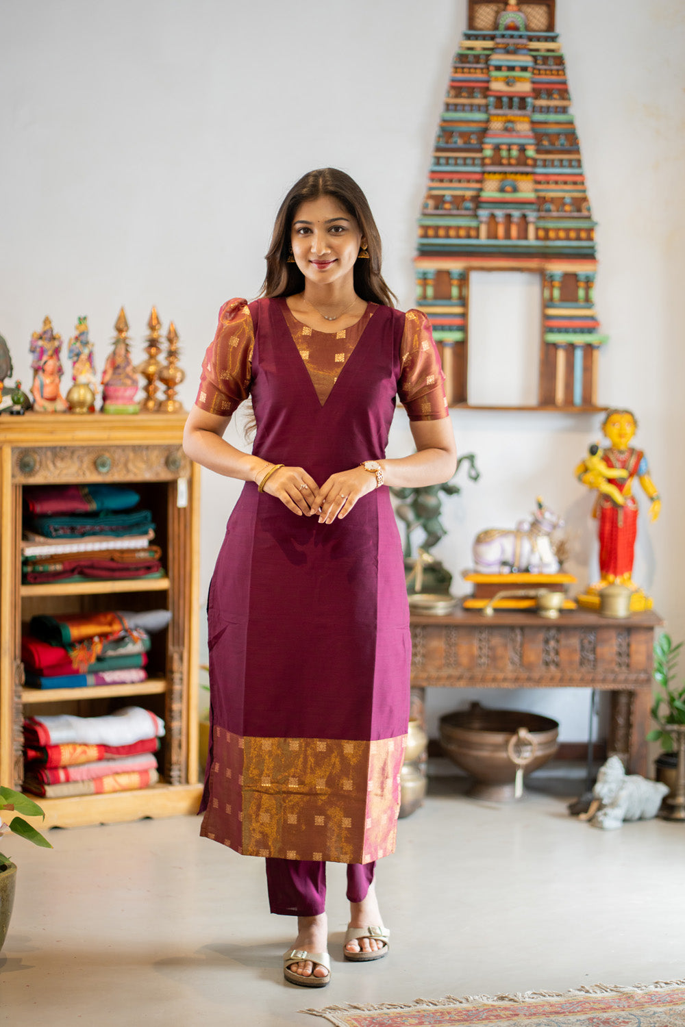 Iniya - Raw Silk Coord Set
